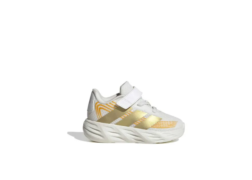 Adidas GALAXY 8 EL I Παιδικά Sneakers με Σκρατς Εκρού