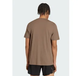 Adidas Essentials Αθλητικό T-shirt Χακί