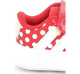 Adidas Grand Court Disney Minnie Mouse Παιδικά Sneakers με Σκρατς Κόκκινα