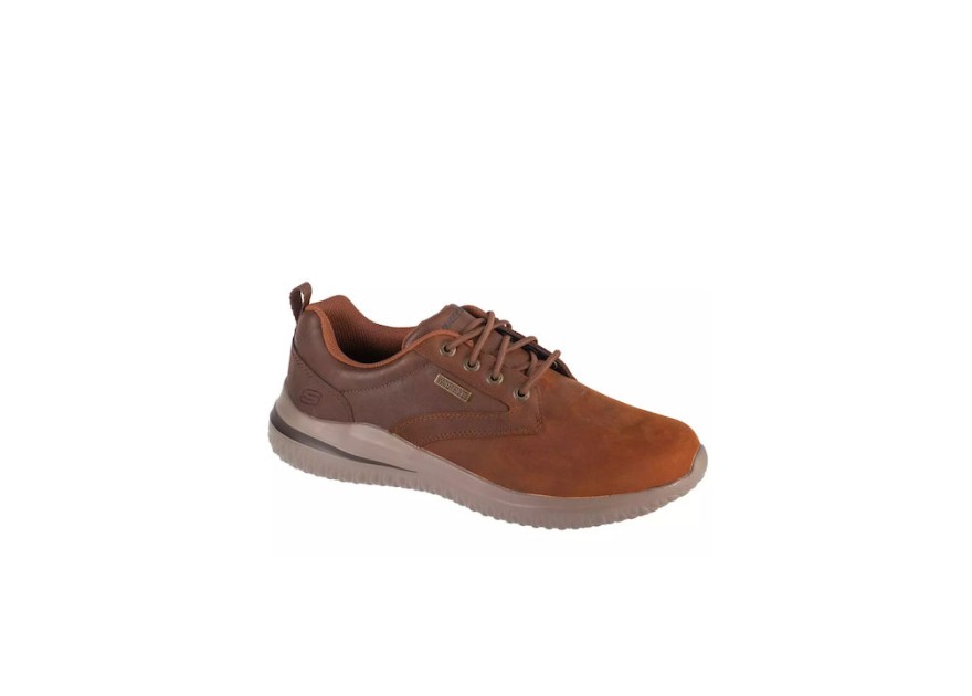 Skechers Delson 3.0 Ανδρικά Sneakers Καφέ