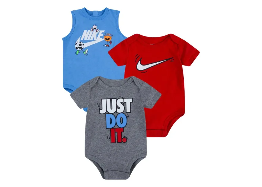 NIKE MOJI 3-PACK Bodysuit