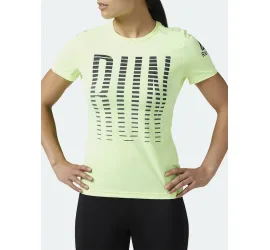 Reebok Activchill Αθλητικό Γυναικείο T-shirt Κίτρινο