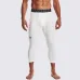 Under Armour HeatGear Armour 3/4 Tights Ανδρικό Ισοθερμικό Παντελόνι Compression Λευκό