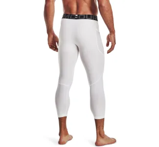 Under Armour HeatGear Armour 3/4 Tights Ανδρικό Ισοθερμικό Παντελόνι Compression Λευκό