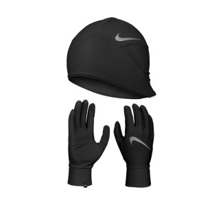 Nike Essential Running Σκουφάκι Τρεξίματος Μαύρο με Γάντια