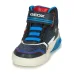 Geox Παιδικά Sneakers High Grayjay Ανατομικά με Σκρατς για Αγόρι Μπλε
