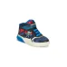 Geox Παιδικά Sneakers High Grayjay Ανατομικά με Σκρατς για Αγόρι Μπλε