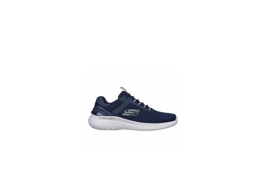 Skechers Bounder 2.0 Ανδρικά Αθλητικά Παπούτσια Running Μπλε