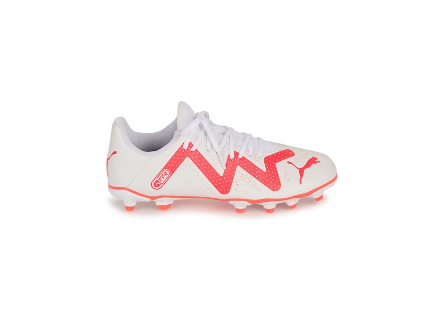 Puma Παιδικά Ποδοσφαιρικά Παπούτσια με Τάπες Λευκά