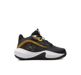 Under Armour Lockdown 7 Αθλητικά Παιδικά Παπούτσια Μπάσκετ με Κορδόνια Μαύρα