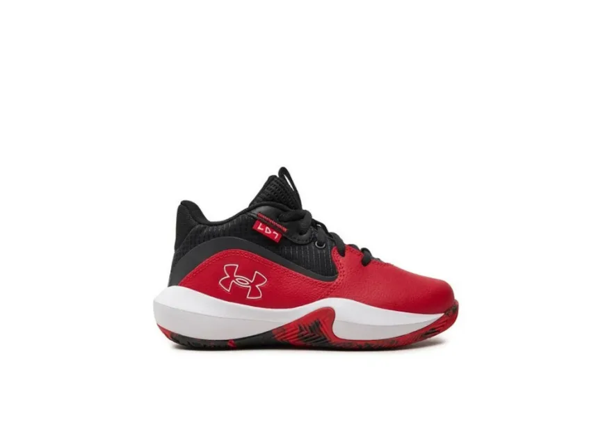 Under Armour Αθλητικά Παιδικά Παπούτσια Μπάσκετ Lockdown 7 Κόκκινα