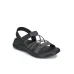 Skechers Go Walk Flex Γυναικεία Σανδάλια Μαύρα