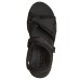 Skechers D'lux Walker Γυναικεία Σανδάλια Μαύρα