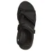 Skechers D'lux Walker Γυναικεία Σανδάλια Μαύρα