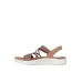 Skechers Go Walk Flex Γυναικεία Σανδάλια Καφέ