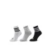 Adidas 3-stripes Cushioned Αθλητικές Κάλτσες Γκρι 3 Ζεύγη