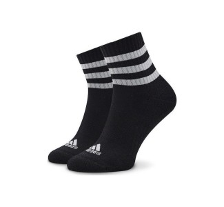 Adidas 3-stripes Cushioned Αθλητικές Κάλτσες Γκρι 3 Ζεύγη