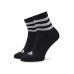 Adidas 3-stripes Cushioned Αθλητικές Κάλτσες Γκρι 3 Ζεύγη