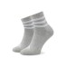 Adidas 3-stripes Cushioned Αθλητικές Κάλτσες Γκρι 3 Ζεύγη