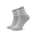 Adidas 3-stripes Cushioned Αθλητικές Κάλτσες Γκρι 3 Ζεύγη