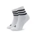 Adidas 3-stripes Cushioned Αθλητικές Κάλτσες Γκρι 3 Ζεύγη