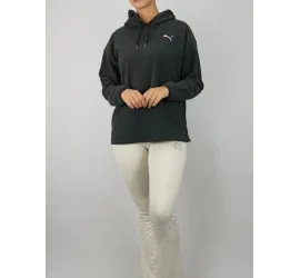 Puma Ψηλόμεσο Παντελόνι Γυναικείας Φόρμας Λευκό