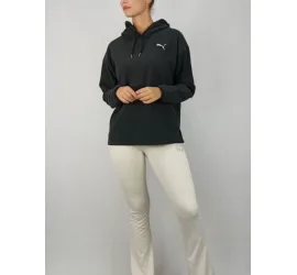 Puma Ψηλόμεσο Παντελόνι Γυναικείας Φόρμας Λευκό