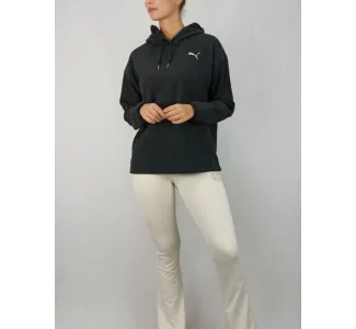 Puma Ψηλόμεσο Παντελόνι Γυναικείας Φόρμας Λευκό
