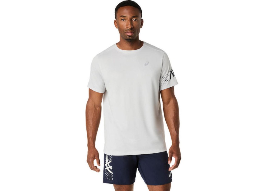 Asics Αθλητικό T-shirt Λευκό