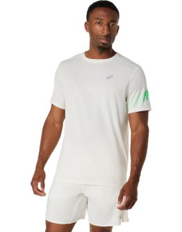 Asics Αθλητικό T-shirt Λευκό