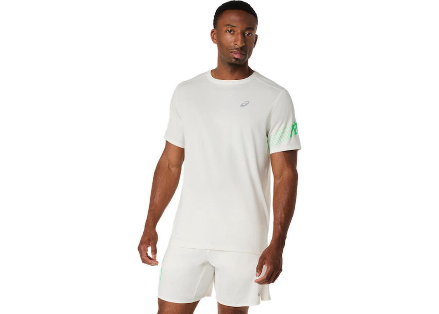 Asics Αθλητικό T-shirt Λευκό