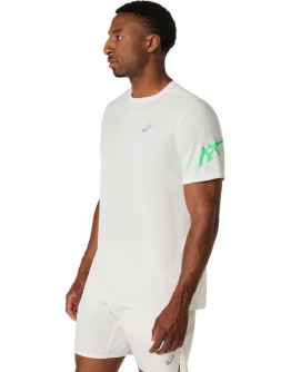 Asics Αθλητικό T-shirt Λευκό