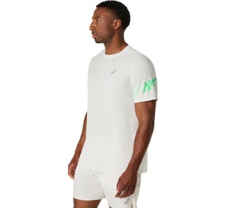 Asics Αθλητικό T-shirt Λευκό