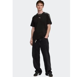 Puma Ess Tape T-shirt Μαύρο