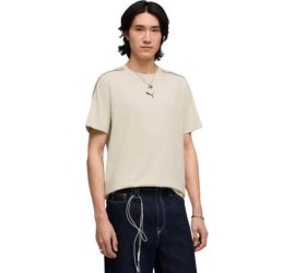 Puma Ess Tape T-shirt Εκρού