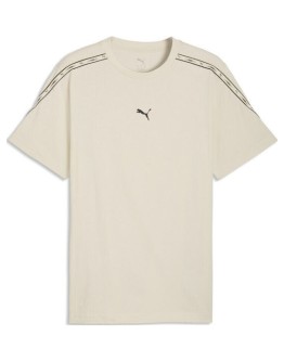 Puma Ess Tape T-shirt Εκρού