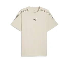 Puma Ess Tape T-shirt Εκρού