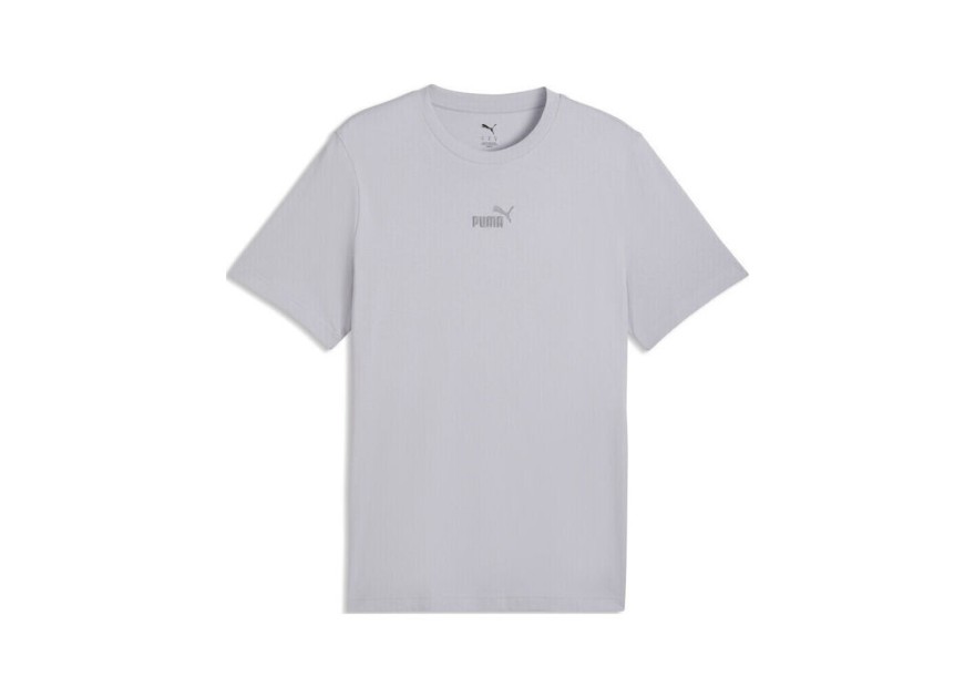 Puma Logo T-shirt Γκρι