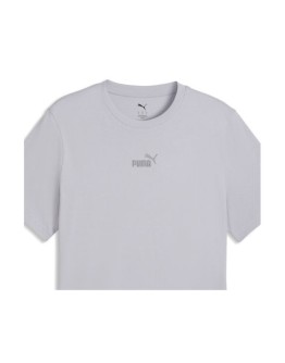 Puma Logo T-shirt Γκρι