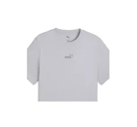 Puma Logo T-shirt Γκρι