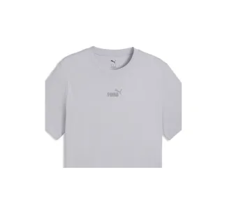 Puma Logo T-shirt Γκρι