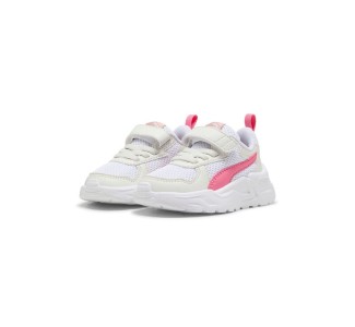 Puma Παιδικά Sneakers με Σκρατς Λευκά