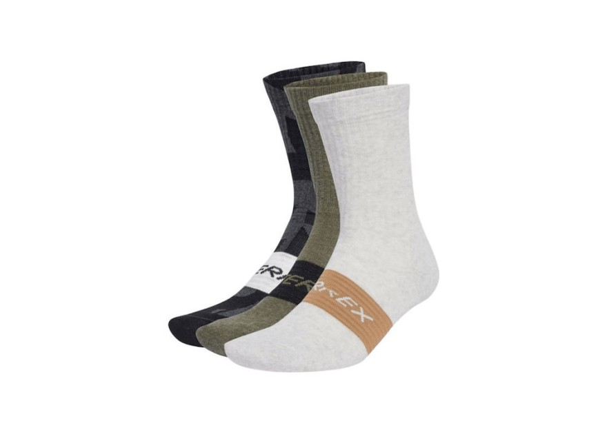 Adidas Terrex Αθλητικές Κάλτσες Πολύχρωμες 3 Ζεύγη
