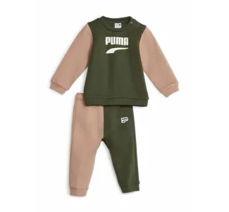 Puma Παιδικό Σετ Φόρμας Χακί 2τμχ