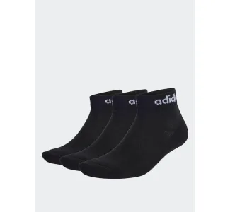 Adidas Αθλητικά Παιδικά Σοσόνια Μαύρα 3 Ζευγάρια