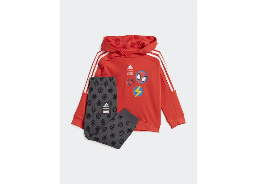 Adidas Παιδικό Σετ Φόρμας Κόκκινο 2τμχ