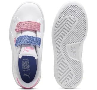 Puma Παιδικά Sneakers με Σκρατς Λευκά