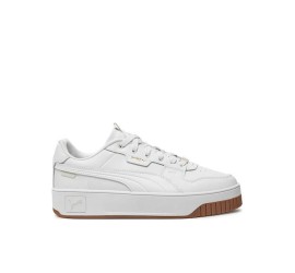 Puma Carina Street Lux Γυναικεία Flatforms Sneakers Λευκό
