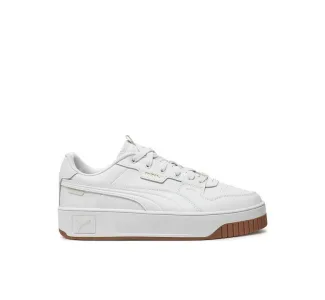 Puma Carina Street Lux Γυναικεία Flatforms Sneakers Λευκό
