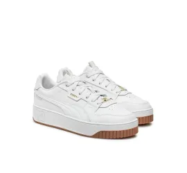 Puma Carina Street Lux Γυναικεία Flatforms Sneakers Λευκό